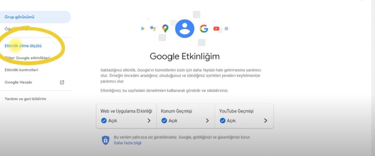 google-arama-gecmisi