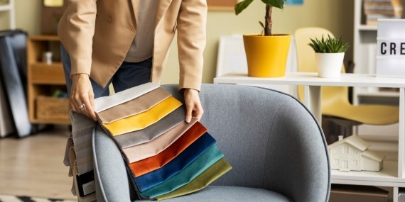 Gri Koltuk Takımı ile Uyumlu 10 Perde Modeli