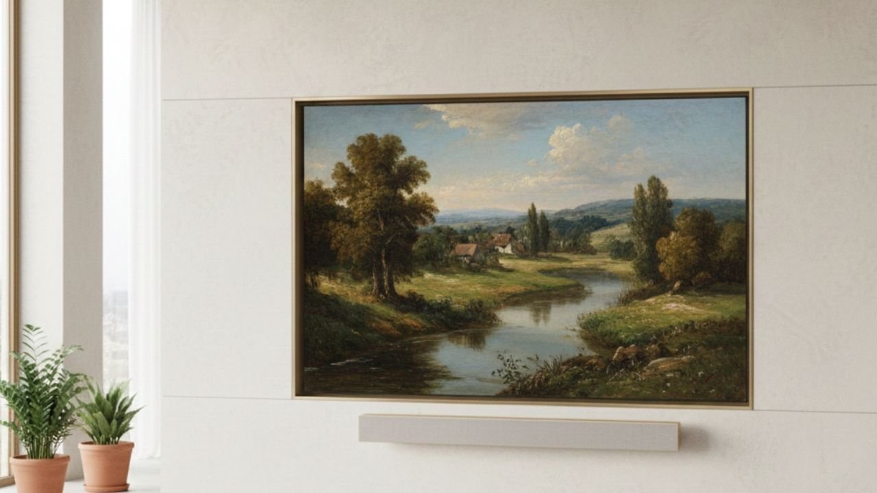 Tuval Görünümlü Televizyon